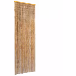 Ce rideau de porte en bambou offre une solution pratique pour tenir les insectes volants à distance de la maison, mais il peu ...