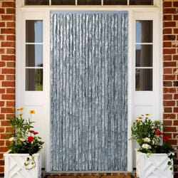 Moustiquaire - Chenille - Rideau contre insectes - 100x220 cm - Blanc - Ajustable