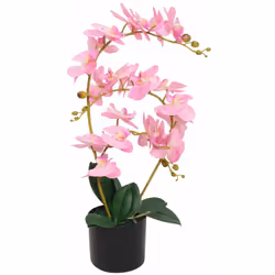 Ajoutez de la verdure à votre intérieur avec cette orchidée artificielle réaliste. L'orchidée fait 65 cm de haut et sera un e ...