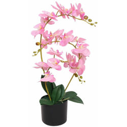 Décoshop26 - Plante artificielle avec pot orchidée 65 cm rose DEC021905