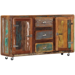 Helloshop26 - Buffet bahut armoire console meuble de rangement 150 cm bois de récupération massif