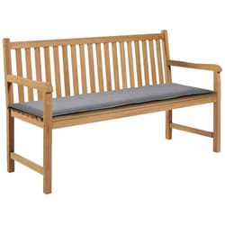 Coussin de banc de jardin Gris 150 x 50 x 3 cm DEC021556
