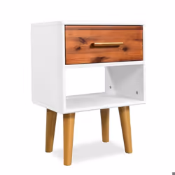 Table de nuit chevet commode armoire meuble chambre 40 x 30 x 45 cm bois d acacia massif