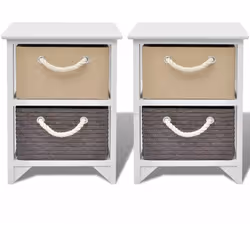 Ajoutez une touche de charme rustique à votre maison avec ces tables de chevet simples mais élégantes ! Chaque table de cheve ...