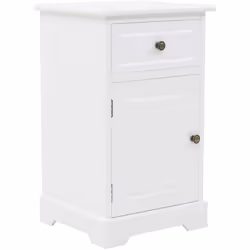 Cette table de chevet sera un supplément parfait à la décoration de votre chambre à coucher grâce à son design chic et à sa f ...