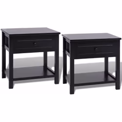 Ces tables de chevet, avec une conception simple mais élégante, seront un excellent ajout à votre décor. Elles peuvent être u ...