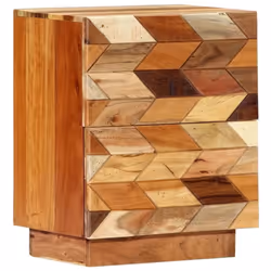 Table de nuit chevet commode armoire meuble chambre 40 x 30 x 50 cm bois de recuperation massif