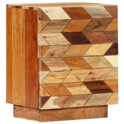 Table de nuit chevet commode armoire meuble chambre 40 x 30 x 50 cm bois de recuperation massif