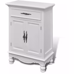 Cette élégante armoire à l'aspect antique avec 2 portes et 1 tiroir offre un grand espace de rangement et vous aidera à garde ...