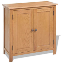 Buffet bahut armoire console meuble de rangement 75 cm bois de chêne massif