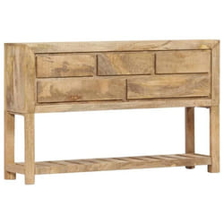 Buffet bahut armoire console meuble de rangement 120 cm bois de manguier massif
