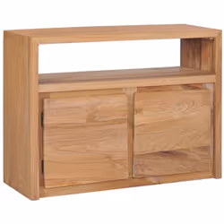 Avec un design rustique et tendance, ce buffet en bois de teck massif ajoutera une touche décorative et pratique à votre déco ...