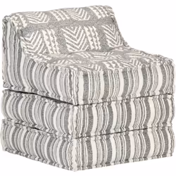 Ajoutez une touche de style exotique à votre intérieur avec notre pouf ! Ce canapé modulable est recouvert d'un tissu doux au ...