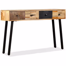 Cette table console de style vintage sera un accessoire intemporel pour le décor de votre maison. La table basse est faite de ...