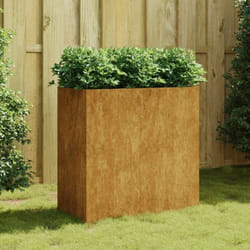 Vidaxl - Jardinière Acier Corten 40 x 80 x 80 cm. Aspect Rouille, Très tendance. Jardin, Patio, Balcon - Rouille