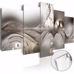 Tableaux en verre acrylique décoration murale motif Majesté de la symétrie en 5 panneaux Dimensions: 100x50 cm Dimensions par ...