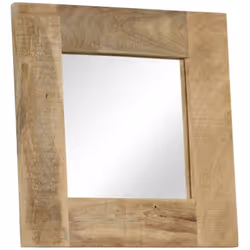 Miroir au Cadre en Bois de Manguier Massif Sublimez votre intérieur avec notre miroir au cadre en bois de manguier massif, un ...