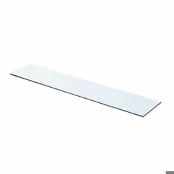Panneau détagère - Verre - Transparent - 70 x 15 cm - Épaisseur 8 mm - Capacité 15 kg