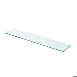 Panneau détagère - Verre - Transparent - 70 x 15 cm - Épaisseur 8 mm - Capacité 15 kg