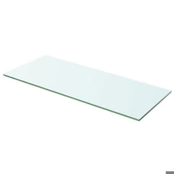 Panneau pour étagère - Verre - Transparent - 60 x 20 cm - Épaisseur 8 mm - Capacité 15 kg