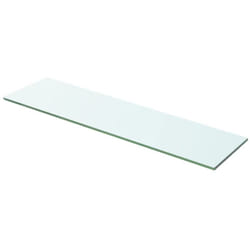 Panneau pour étagère verre transparent 60 x 12 cm
