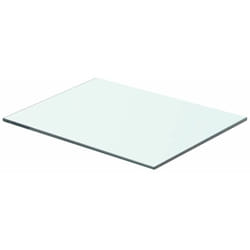 Helloshop26 - Panneau pour étagère verre transparent 40 x 25 cm