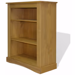 Cette bibliothèque en bois de haute qualité dégage un charme rustique mexicain qui en fera un accessoire intemporel à votre b ...