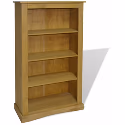 Cette bibliothèque en bois de haute qualité dégage un charme rustique mexicain qui en fera un accessoire intemporel à votre b ...