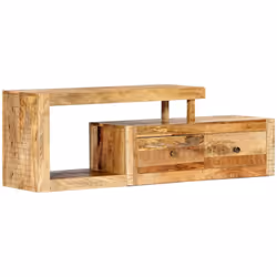 Notre magnifique meuble TV en bois de manguier est à la fois tendance et pratique et constituera un véritable point central d ...