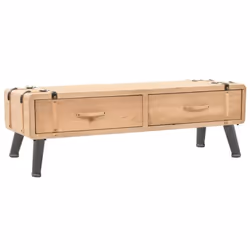 Meuble tele buffet tv television design pratique bois de sapin massif 120 cm