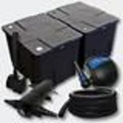 Filtration de bassin - Helloshop26 - Bio Filtre 60000l - UVC 36W - Pompe 10000l/h - Tuyau Ø25mm