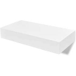 Tagère armoire meuble design murales avec tiroirs 2 pcs Blanc 48 cm
