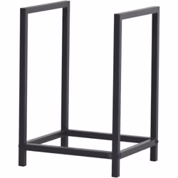 Range-bûches Notre porte-bûches en acier laqué est une solution optimale pour ceux qui souhaitent bien ranger leur bois de ch ...