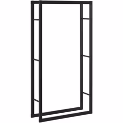 Range-bûches Notre porte-bûches en acier laqué est une solution optimale pour ceux qui souhaitent bien ranger leur bois de ch ...
