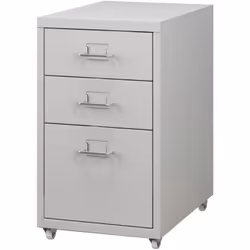 Caisson de bureau Ce meuble de rangement à 3 tiroirs vous offre un espace généreux pour stocker vos documents et fournitures  ...