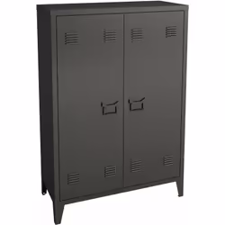 Casier de bureau Ce meuble de rangement à 2 portes offre des espaces de stockage pratiques pour les dossiers, fournitures de ...