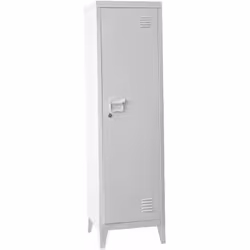 Casier métallique Ce meuble de rangement en métal offre des espaces de stockage pratiques et sécurisés grâce à la porte verro ...
