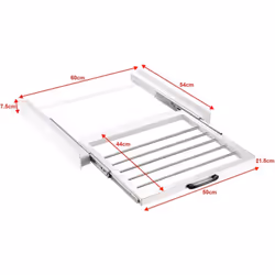 Cadre de superposition universel pour machine à laver et sèche-linge Ce kit de superposition universel vous propose une solut ...