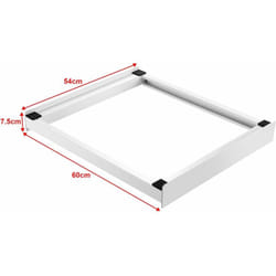 Kit de superposition pour lave-linge sèche-linge standard 60 cm blanc