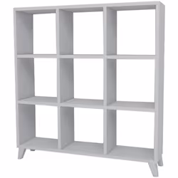 Bibiliothèque Ce meuble de rangement vous offre de la surface de stockage dans 9 compartiments pour vos livres et divers obje ...