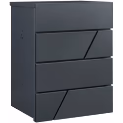Boîte aux lettres Notre spacieuse boîte aux lettres est parfaite pour recevoir vos courriers, magazines et même les petits co ...