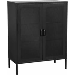 Buffet métallique acier 102 x 80 x 40 cm noir