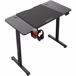 Bureau électrique à hauteur réglable La hauteur de cette table peut être réglée sans effort et vite, par une simple pression  ...