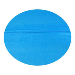 Bache solaire de piscine ronde diametre 305 cm polyethylene bleu