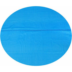 Bâche solaire de piscine ronde diamètre 457 cm polyéthylène bleu