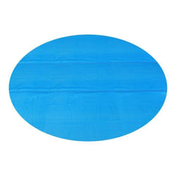 Bache solaire de piscine ronde diametre 549 cm polyethylene bleu