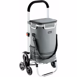 Chariot de courses Ce chariot pliable est un accessoire pratique pour profiter agréablement de vos courses et c'est un excell ...
