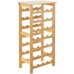 Helloshop26 - Casier à bouteilles 28 emplacements sur 7 niveaux 94 x 47 x 29 cm