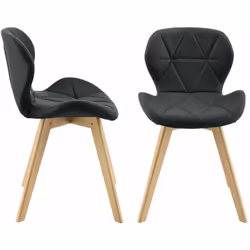 Lot de 2 chaises de salle à manger Ces chaises stables et de haute qualité offrent un design élégant, moderne à votre maison  ...