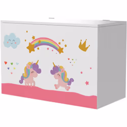 Coffre à jouets Un meuble de rangement idéal pour la chambre d'enfant. Les jouets, livres, cahiers de coloriages peuvent être ...